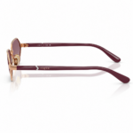 Vogue VO4349S 51528H en perspectiva con varillas burdeos y montura Rose Gold