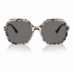 Vogue VO5561S 307681 vista frontal con montura Ivory Tortoise y lentes Dark Grey polarizados