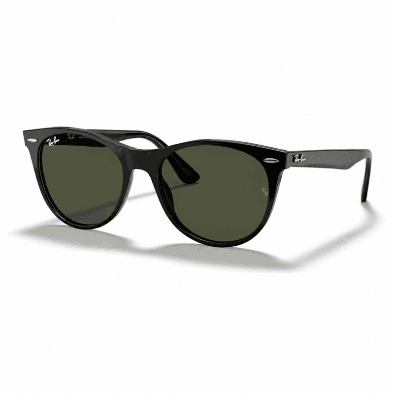 Ray-Ban RB2185 901/31 55-18, vista angular sobre fondo blanco.