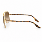 Lentes de sol Ray-Ban RB3699 001/51 con estructura metal y varillas de 145 mm, vista lateral sobre fondo blanco.