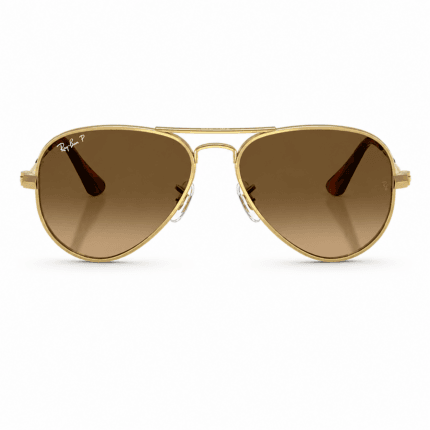 Ray-Ban RB3925 001/M2 58-16, vista frontal sobre fondo blanco.