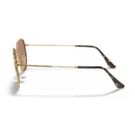 Ray-Ban RB3548N 001/Z2 vista lateral sobre fondo blanco.
