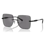 Michael Kors MK1150 1005/1 con montura grey solid back mirror y lentes grey black, vista diagonal sobre fondo blanco.