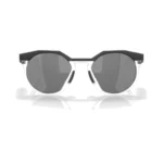 Oakley HSTN OO9242-0552 con montura negro mate y lentes Prizm Black Polarized, vista frontal sobre fondo blanco.