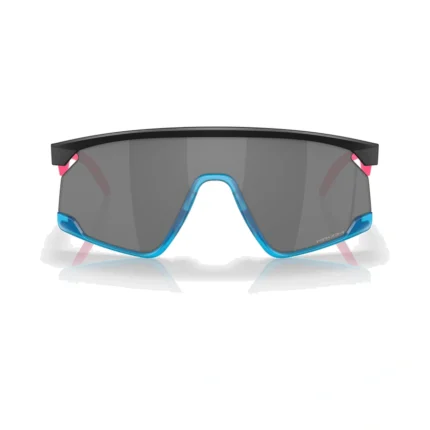 Oakley BXTR OO9280-0539 con montura negro mate y lentes Prizm Black, vista frontal sobre fondo blanco.