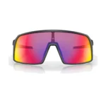 Oakley Sutro OO9406-0837 con montura negro mate y lentes Prizm Road, vista frontal sobre fondo blanco.