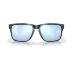 Oakley Holbrook XL OO9417-2559 con montura negro mate y lentes Prizm Deep Water Polarized, vista frontal sobre fondo blanco.