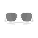 Oakley Chaminade OO9492-0760 con montura transparente mate y lentes Prizm Black, vista frontal sobre fondo blanco.