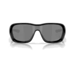 Oakley De La Salle OO9493-0130 con montura negro brillante y lentes Prizm Black, vista frontal sobre fondo blanco.