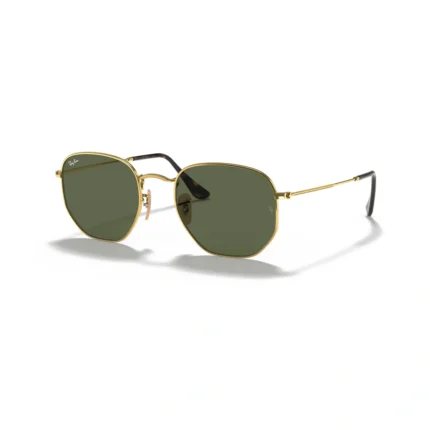 Ray-Ban RB3548N 001 vista diagonal sobre fondo blanco.