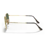Ray-Ban RB3548N 001 vista lateral sobre fondo blanco.