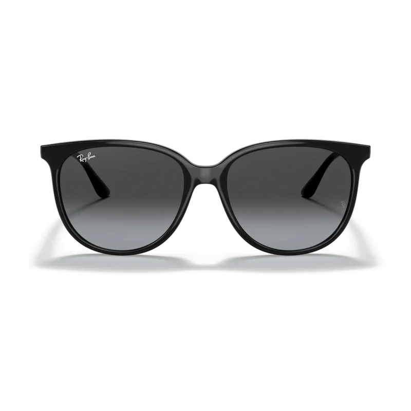 Ray-Ban RB4378 601/8G vista frontal sobre fondo blanco.